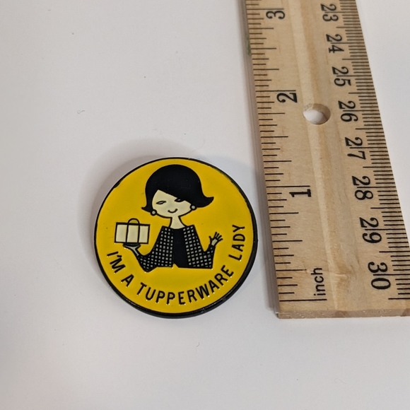 Vintage Tupperware Lady Pin - Picture 2 of 3